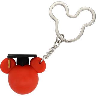 Disney Ball Keychain Mickey Graduation Red