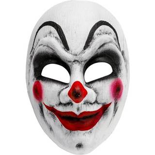 Klovnemaske med røde kinder