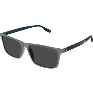 Montblanc Mand MB0249S 003 Solbriller Acetat Grå Pillow