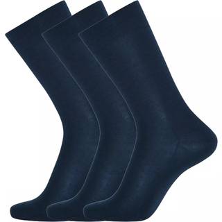 Dovre 3-pak Organic Wool Sock - Navy-2 - Str 45/48