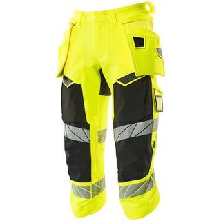 MASCOT ACCELERATE SAFE arbejdsknickers med hængelommer, hi-vis gul/sort - C45