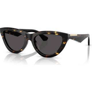 Burberry Kvinde BE4436U 410687 Solbriller Acetat Skildpadde Grå Cat Eye Normal