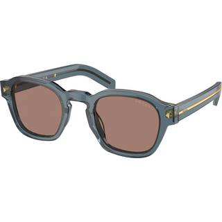 Prada PR A16S 17T05D 52 Solbriller Mænd - Transparent Ocean Blue - 52mm