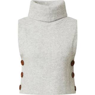 Cream Crstarfi Short Knit Slipover Strik 10609134 Light Grey Melange (XS/S)