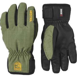 Hestra Kid's Ferox Primaloft 5 Finger Handsker Børn størrelse 5 farve olivengrøn