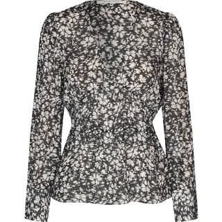 Scratch Bluse, Black, L