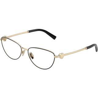Tiffany Kvinde TF1164B 6164 Optiske stel Stål Sort Transparent Rund Normal