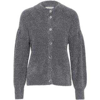 Cream CRSnowy Cardigan - Grå - Str L - Damer