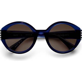 Etnia Barcelona Sabor BL 52 Solbriller Kvinder Blue - Opaque Navy Blue - 52mm