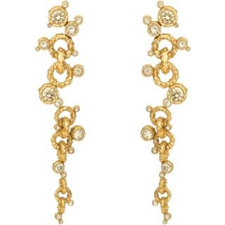 Vincent - Twinkle Chain øreringe i forgyldt sølv