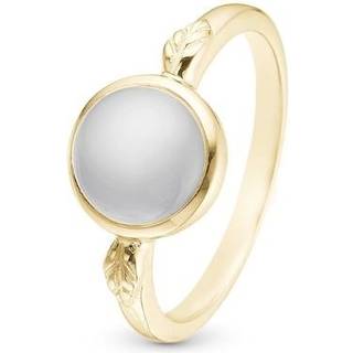 Christina Collect - MOONSTONE ring i forgyldt sølv**