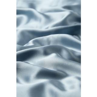 Silkelagen - Kuvertlagen 180x200x8 cm - Støvet blå - 100% morbærsilke - By Borg