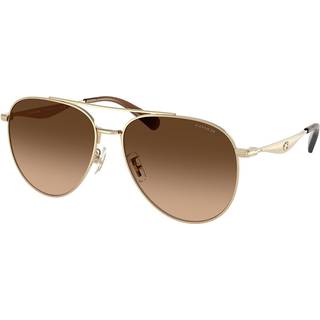 Coach HC7169 CW193 900574 57 Solbriller Kvinder Guld - Shiny Light Gold - 57mm