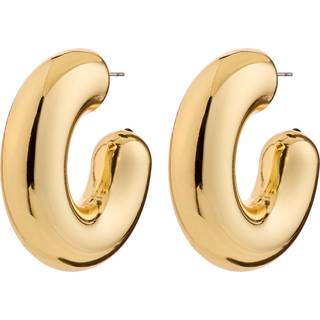 Pilgrim FREJA WEWER x PILGRIM Napoli hoops medium, guldbelagt