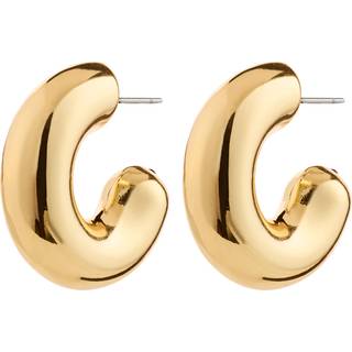 Pilgrim FREJA WEWER x PILGRIM Napoli hoops små, guldbelagt