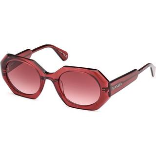 MAX&Co Kvinde MO0115 69T Solbriller Acetat Bordeaux Bordeaux Geometrisk Normal