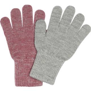 Melton Comfy glitter vanter 2-pak - Mix Light Grey Mel Grape Shake