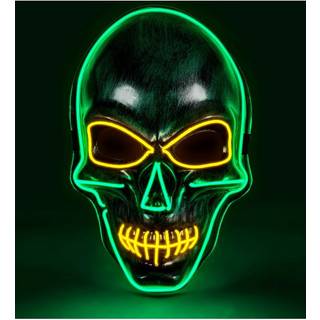 Kranie maske med LED lys