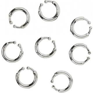 Fake Piercings als Clip On 8 St.