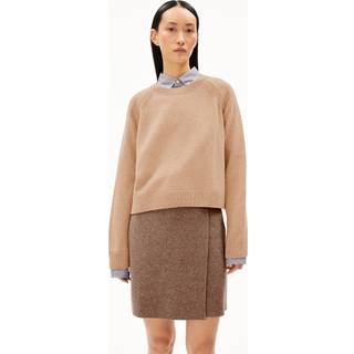 ARMEDANGELS Women's Diliriaa Reglana Uldsweater Damer størrelse XL farve beige