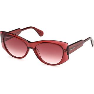 MAX&Co Kvinde MO0116 69T Solbriller Acetat Bordeaux Bordeaux Rund Normal