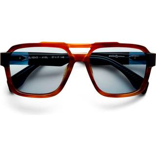 Etnia Barcelona El Reno Polarized HVBL 57 Solbriller Mænd Tortoiseshell - Dark Brown Tortoise Blue Laminate - 57mm