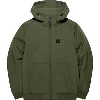 Vintage Industries Omega Softshell Jakke Mørk Oliven