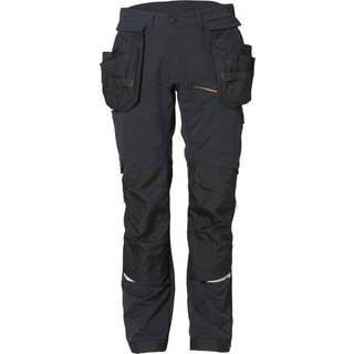 FRISTADS® Evolve SORT Oekotex® Håndværkerbuks 4-vejs stretch m/Værktøjslommer (218 g/m²) Str. C62