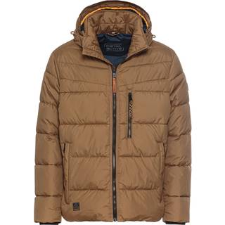 Camel Quilted Vinterjakke Brun - XXL
