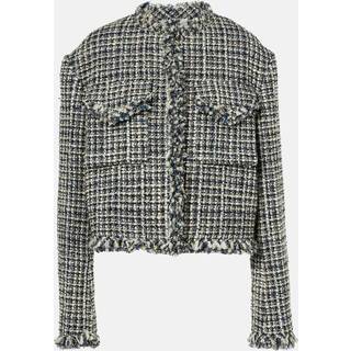 Sacai Wool-blend tweed jacket - multicoloured - XL