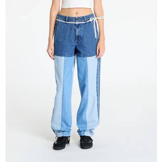 Jeans adidas x KSENIASCHNAIDER Patchwork Straight Leg Jeans Indigo Denim / Medium Blue Denim / Light Denim 31 - Light Denim - 31