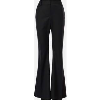 Nina Ricci Wool gabardine flared pants - black - S