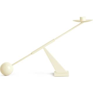 Audo Copenhagen Interconnect Lysestage Lille Ivory - Fyrfadsstager Stål Elfenben - 4713649