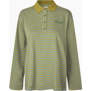 Jeanni Polo - Green Polo Stripe - Baum und Pferdgarten - Stribet XS