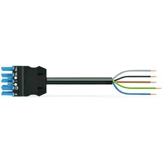 Wago Til.kab. 6m hf eca hun/fri5p 5g2,5mm²blå