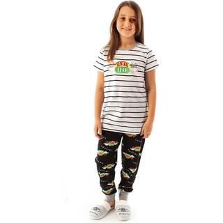 Vanilla Underground Vanilla Underground White Friends Long Leg 100% Cotton Pyjamas