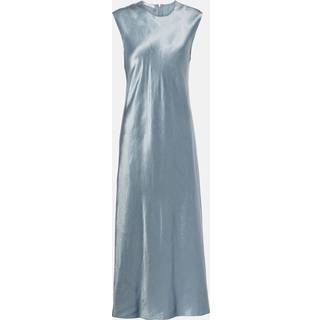 Vince Satin midi dress - blue - XS