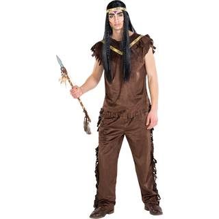 Indianeren Cherokee kostume - XXL