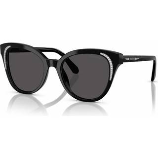 Swarovski SK6031 100187 53 Solbriller Kvinder Black - Black - 53mm