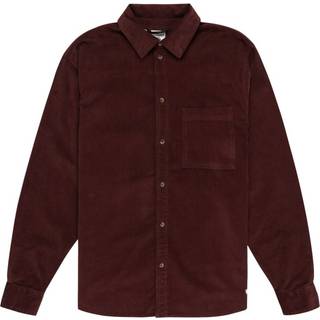 Element Velteen Long Sleeve Skjorte Herrer størrelse L farve rød/brun