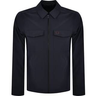 Fred Perry Herren Overshirt blau