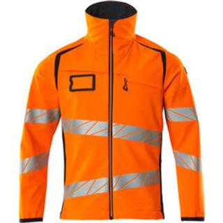 MASCOT ACCELERATE SAFE softshell jakke, hi-vis orange/mørk marine - S