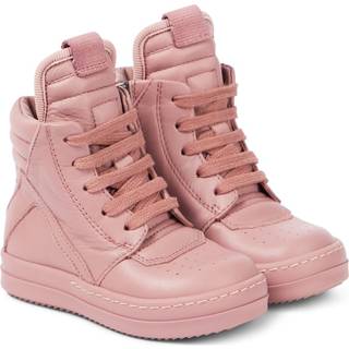 Rick Owens Kids Baby Geo leather sneakers - pink - EU 21