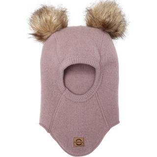 Mikk-line Pige Elefanthue i merinould - Twilight Mauve - 62/68