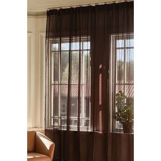 CAISA multifunktionsgardin 1 længde ekstra bred - Brun