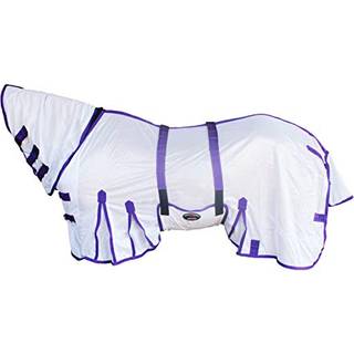 CHALLENGER 78"""" Horse Summer Mesh Scrim Sheet Fuldhals Flysheet Mavebnd Lilla 73102