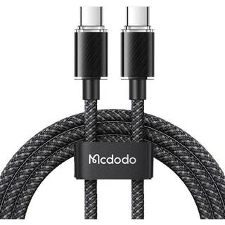 Mcdodo Dichromatic USB-C til USB-C-kabel 100W - Sort/1,2 meter