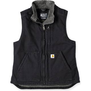 Carhartt Sherpa-foret vest, Dame, Black, M