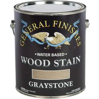 Allmänna avslutar vattenbaserad träfläck 1 gallon Graystone