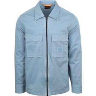 BOSS Lovel Full Zip Overshirt Blue